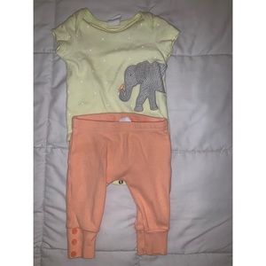 Baby Girl Elephant Set